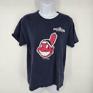 Cleveland Indians Wahoo Major League Women XL T-shirt MLB Vintage